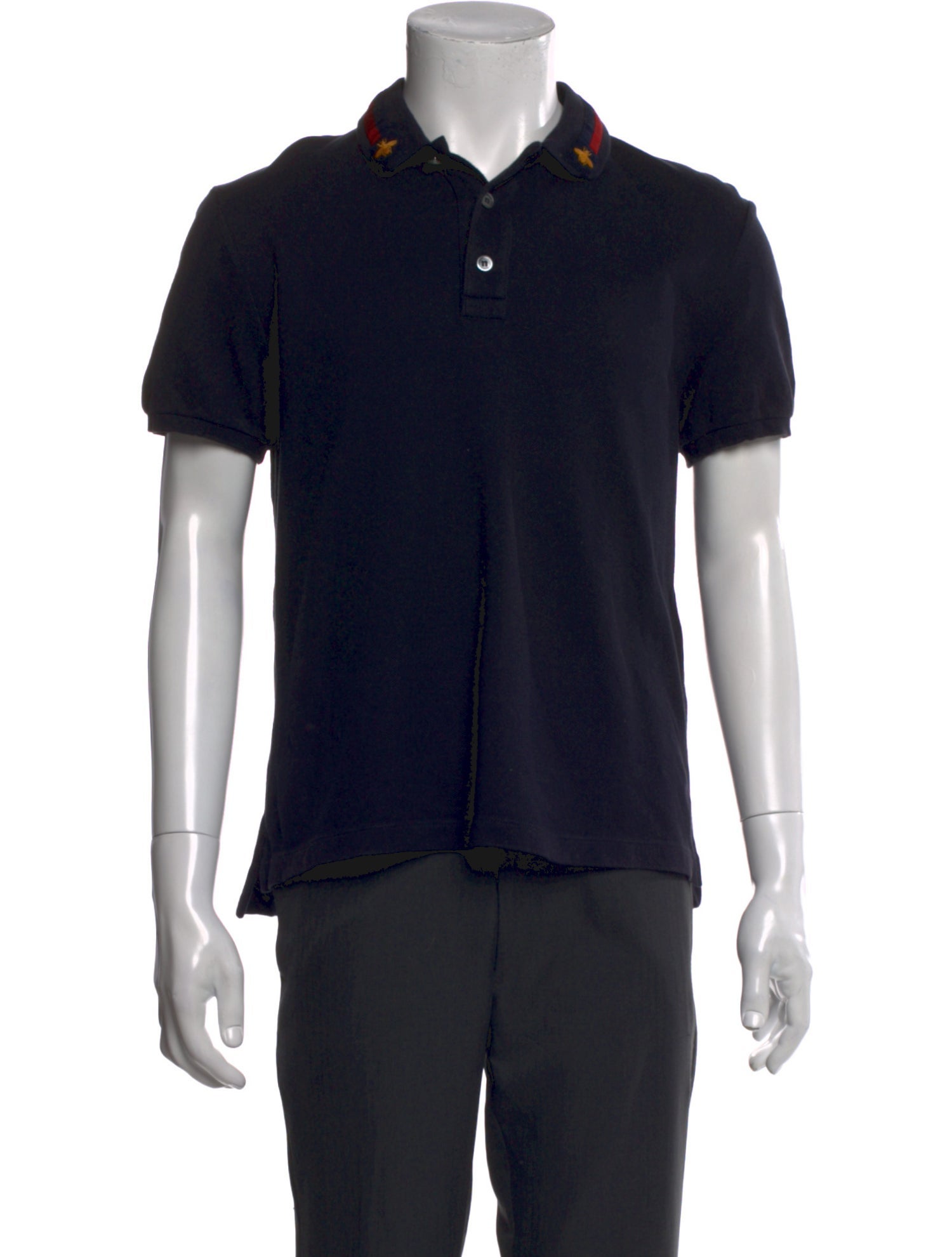 Gucci Sylvie Web Accent Crew Neck Polo Shirt