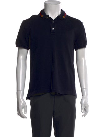 Gucci Sylvie Web Accent Crew Neck Polo Shirt