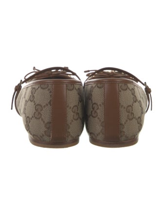 Gucci GG Canvas Canvas Mary Jane Flats