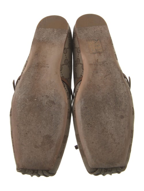 Gucci GG Canvas Canvas Mary Jane Flats