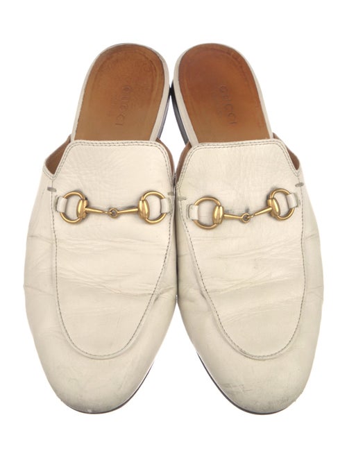 Gucci Horsebit Accent Leather Mules