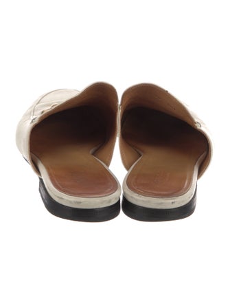 Gucci Horsebit Accent Leather Mules