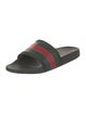 Gucci Web Accent Rubber Slides