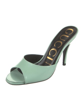 Gucci Patent Leather Slides