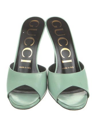 Gucci Patent Leather Slides