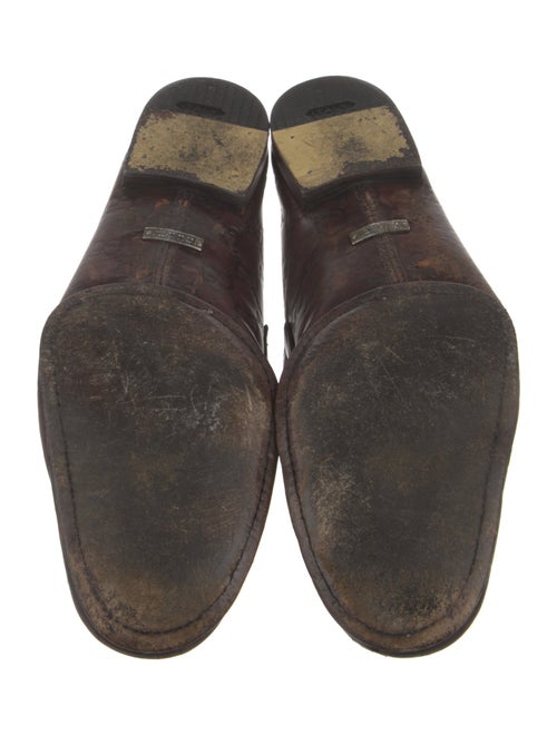 Gucci Horsebit Accent Leather Loafers