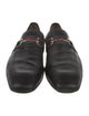 Gucci Web Accent Leather Dress Loafers