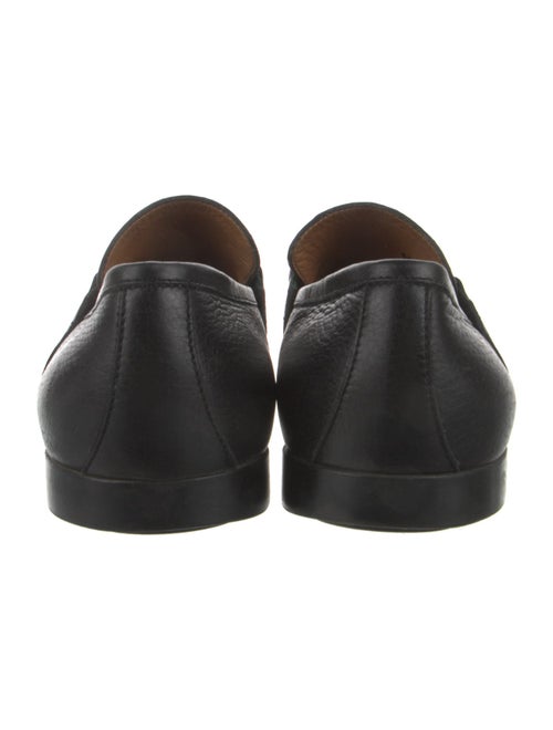 Gucci Web Accent Leather Dress Loafers