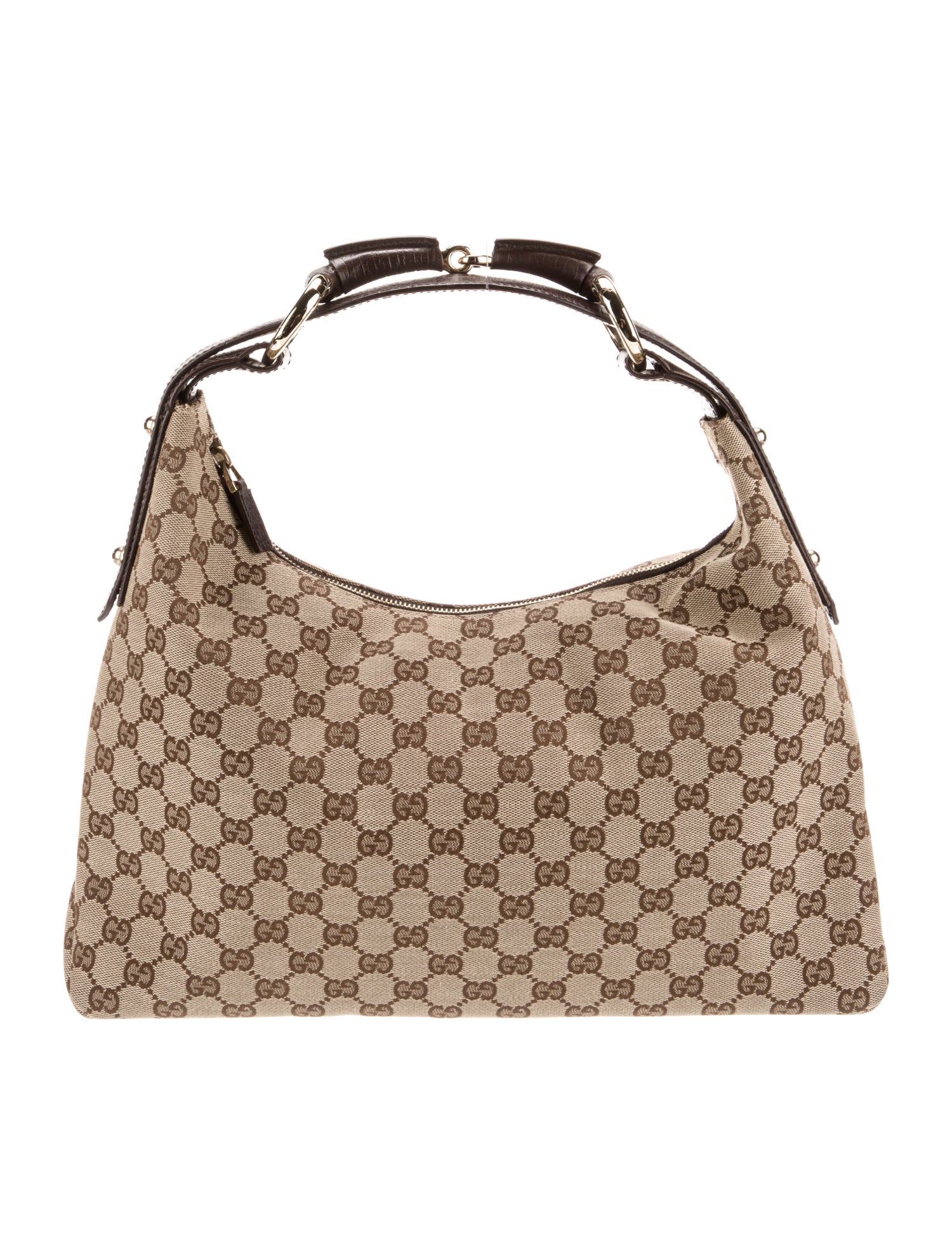 Gucci GG Canvas Horsebit Chain Medium