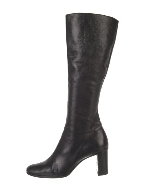 Gucci Interlocking G Logo Leather Boots