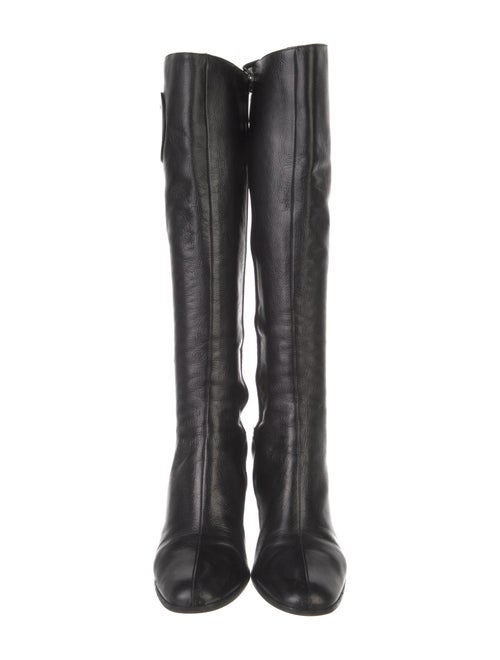 Gucci Interlocking G Logo Leather Boots