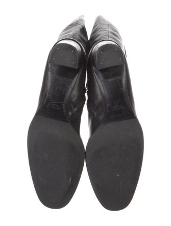 Gucci Interlocking G Logo Leather Boots