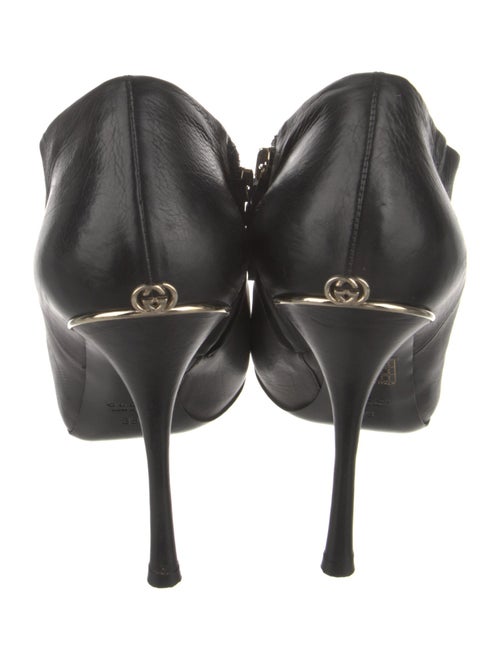Gucci Interlocking G Logo Leather Boots