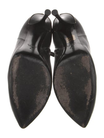 Gucci Interlocking G Logo Leather Boots