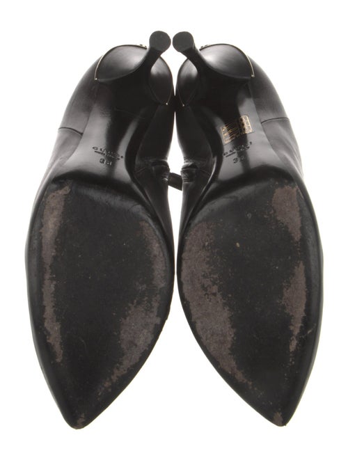 Gucci Interlocking G Logo Leather Boots