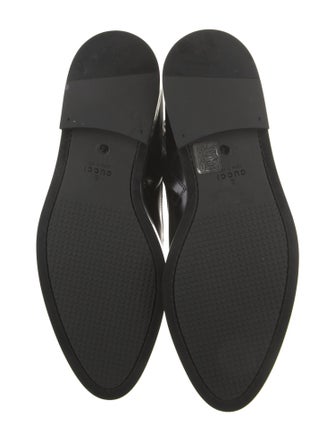 Gucci Patent Leather Lace-Up Boots