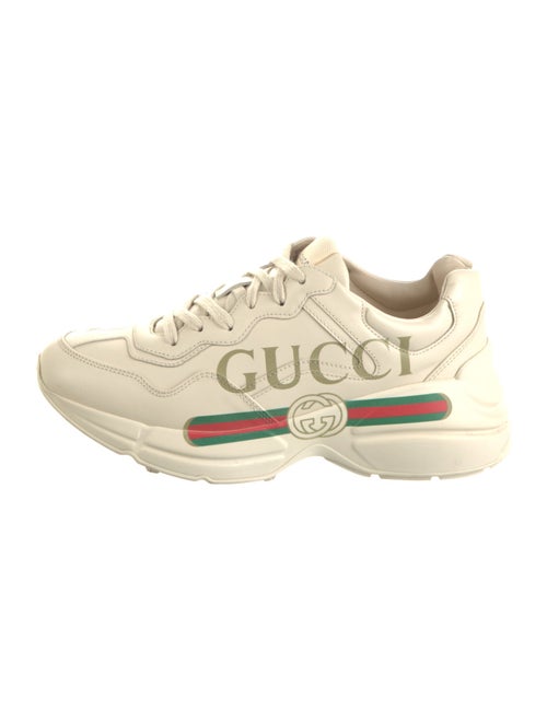Gucci Web Accent Leather Chunky Sneakers