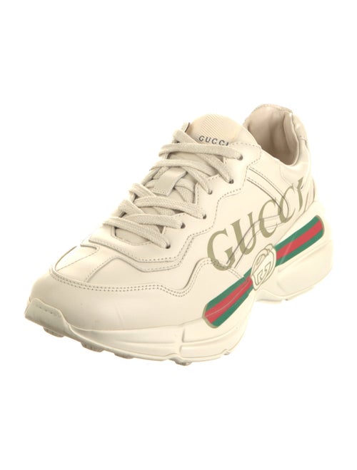 Gucci Web Accent Leather Chunky Sneakers