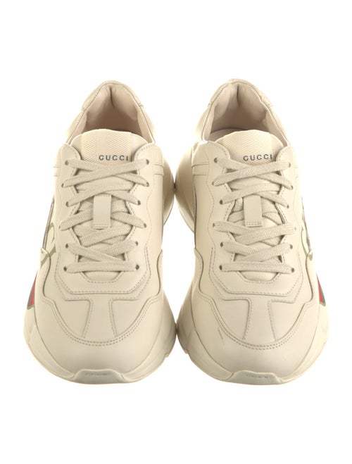 Gucci Web Accent Leather Chunky Sneakers