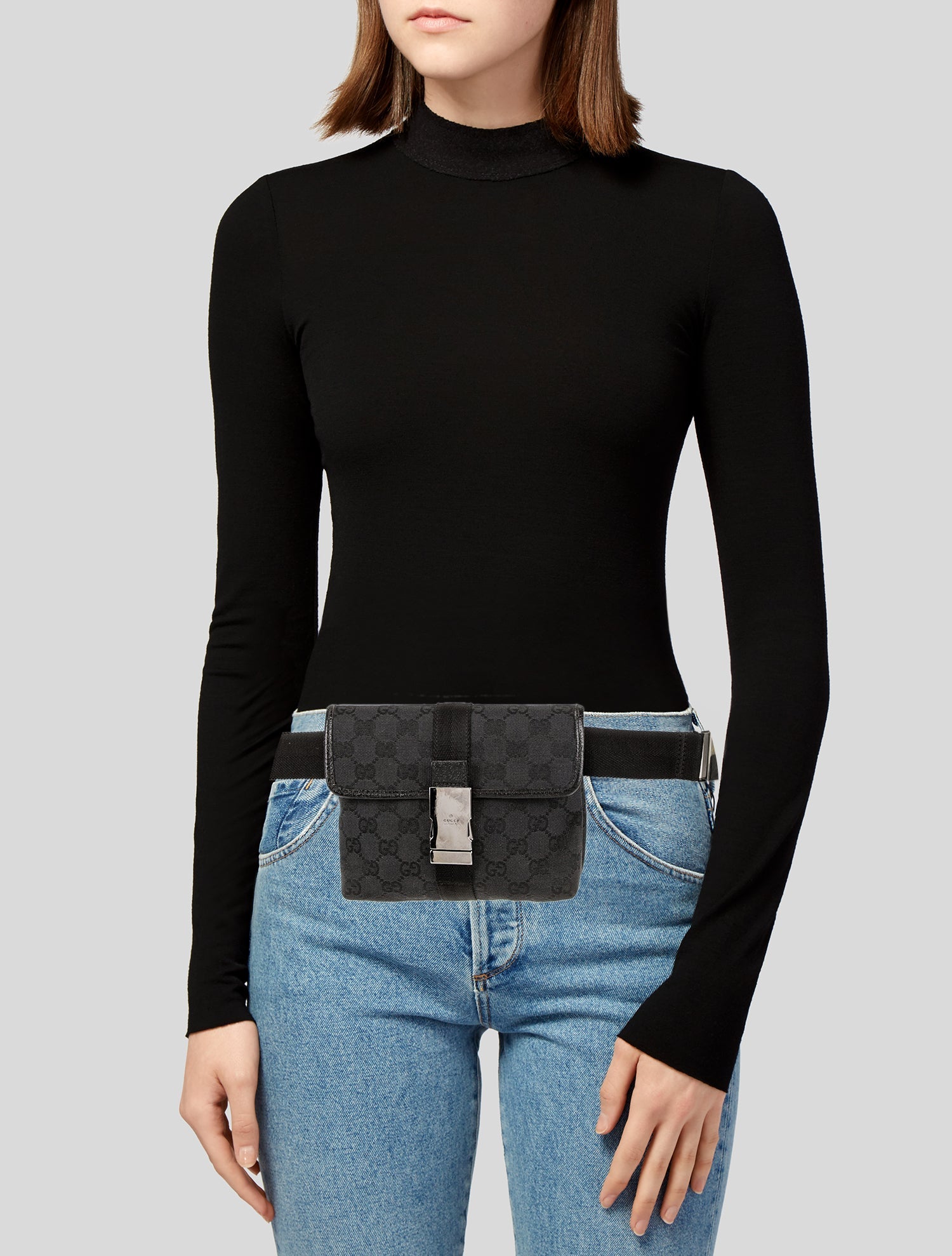 Gucci GG Canvas Belt Bag Vintage