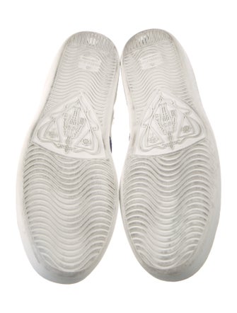 Gucci Sylvie Web Accent Leather Sneakers