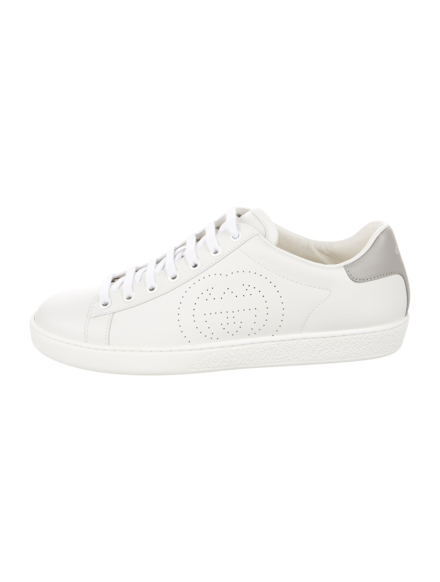 Gucci Interlocking G Logo Leather Sneakers