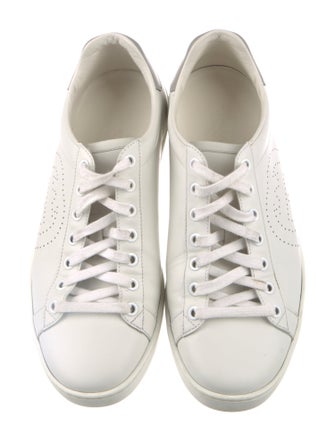 Gucci Interlocking G Logo Leather Sneakers