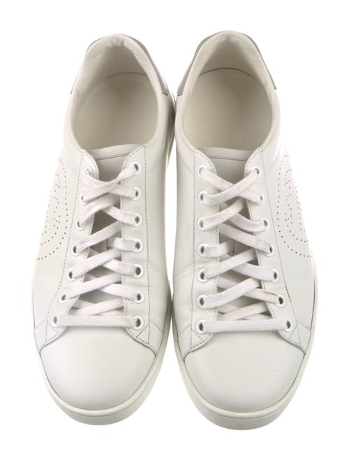Gucci Interlocking G Logo Leather Sneakers