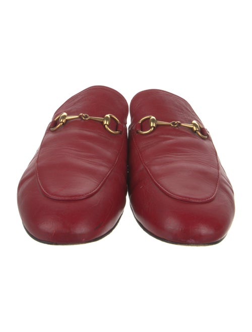 Gucci Horsebit Accent Leather Mules