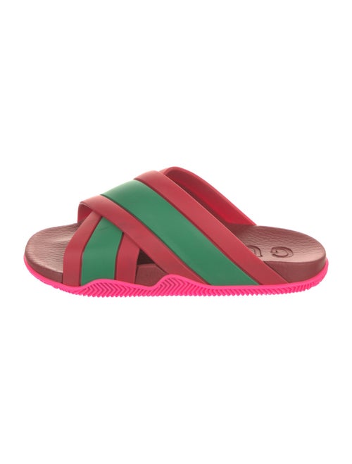 Gucci Web Accent Rubber Slides