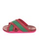 Gucci Web Accent Rubber Slides