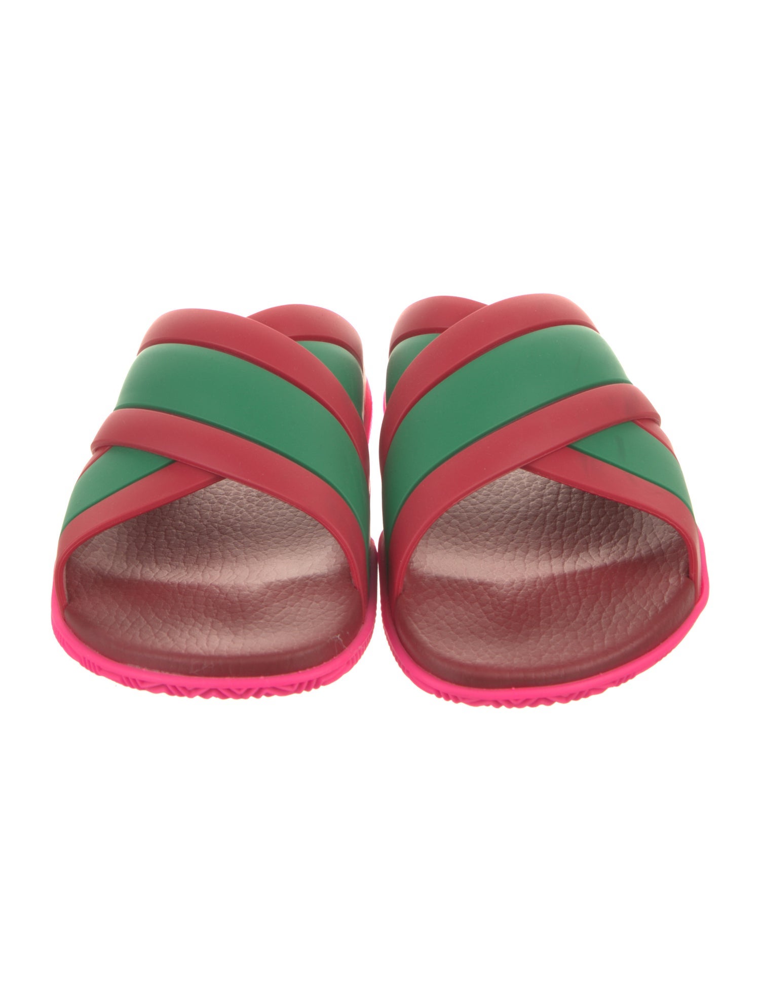 Gucci Web Accent Rubber Slides