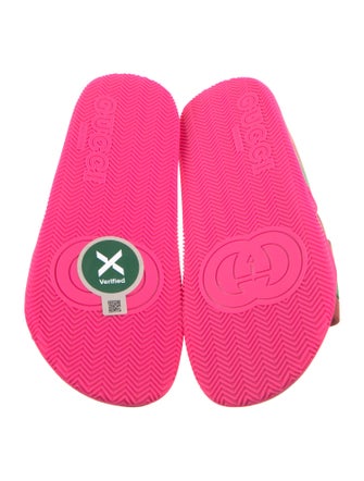 Gucci Web Accent Rubber Slides