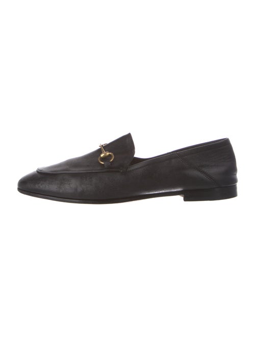 Gucci Horsebit Accent Leather Loafers