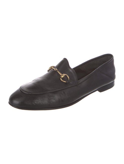 Gucci Horsebit Accent Leather Loafers