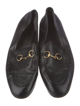 Gucci Horsebit Accent Leather Loafers