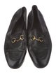 Gucci Horsebit Accent Leather Loafers