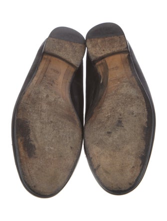 Gucci Horsebit Accent Leather Loafers