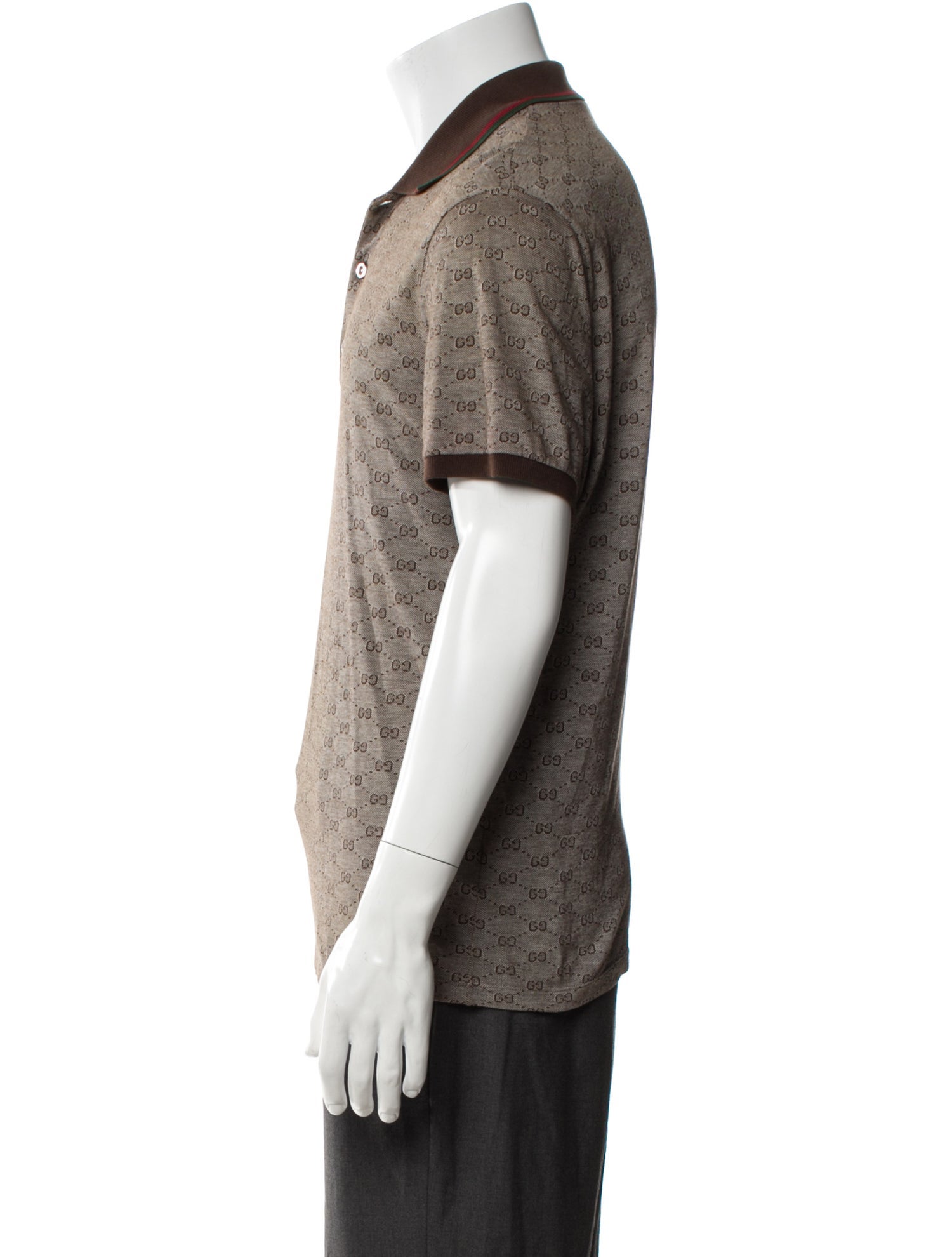 Gucci Vintage GG Logo Polo Shirt