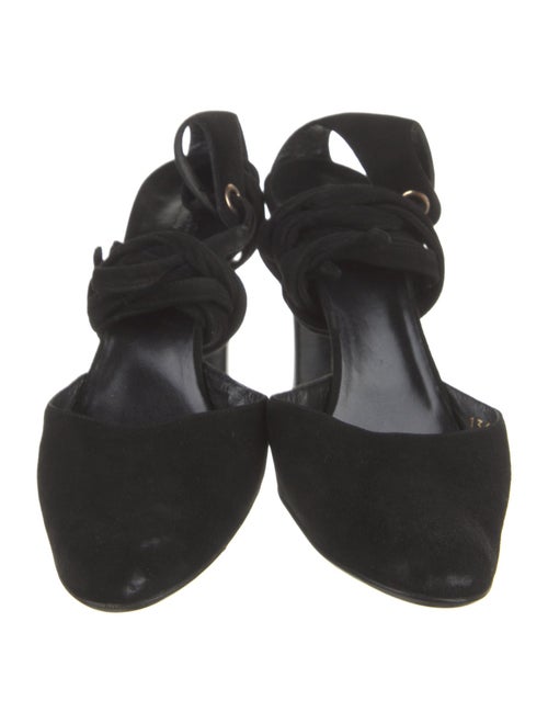 Gucci Suede D'Orsay Pumps