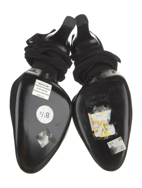 Gucci Suede D'Orsay Pumps