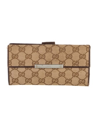Gucci GG Canvas Continental Wallet GG Canvas Continental Wallet