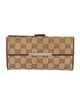 Gucci GG Canvas Continental Wallet GG Canvas Continental Wallet