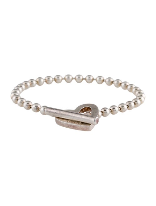 Gucci Heart Toggle Ball Link Bracelet