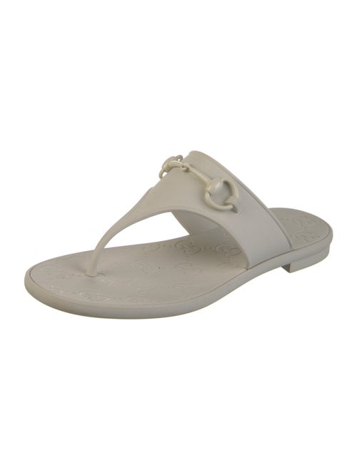 Gucci Horsebit Accent Rubber Slides