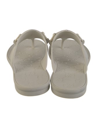 Gucci Horsebit Accent Rubber Slides