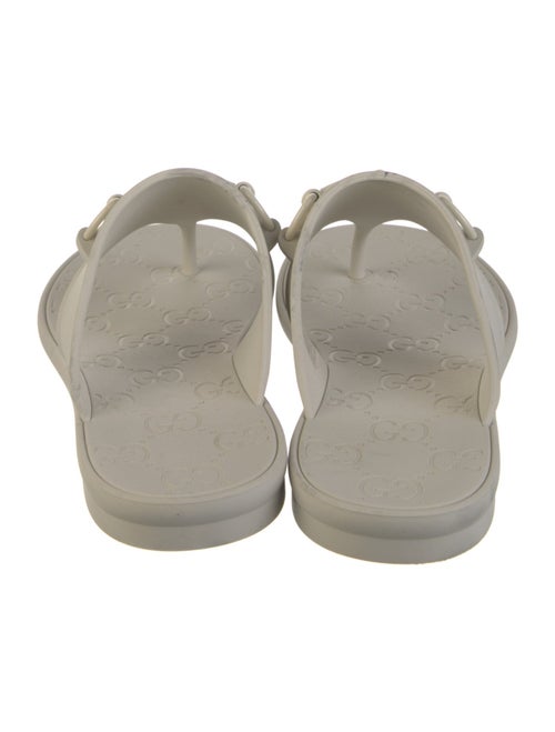 Gucci Horsebit Accent Rubber Slides