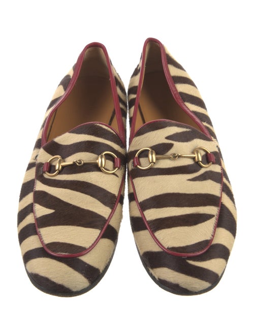 Gucci Horsebit Accent Ponyhair Loafers