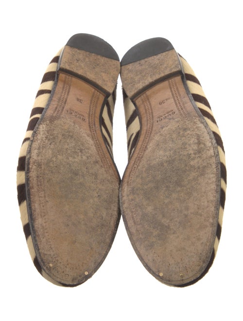 Gucci Horsebit Accent Ponyhair Loafers
