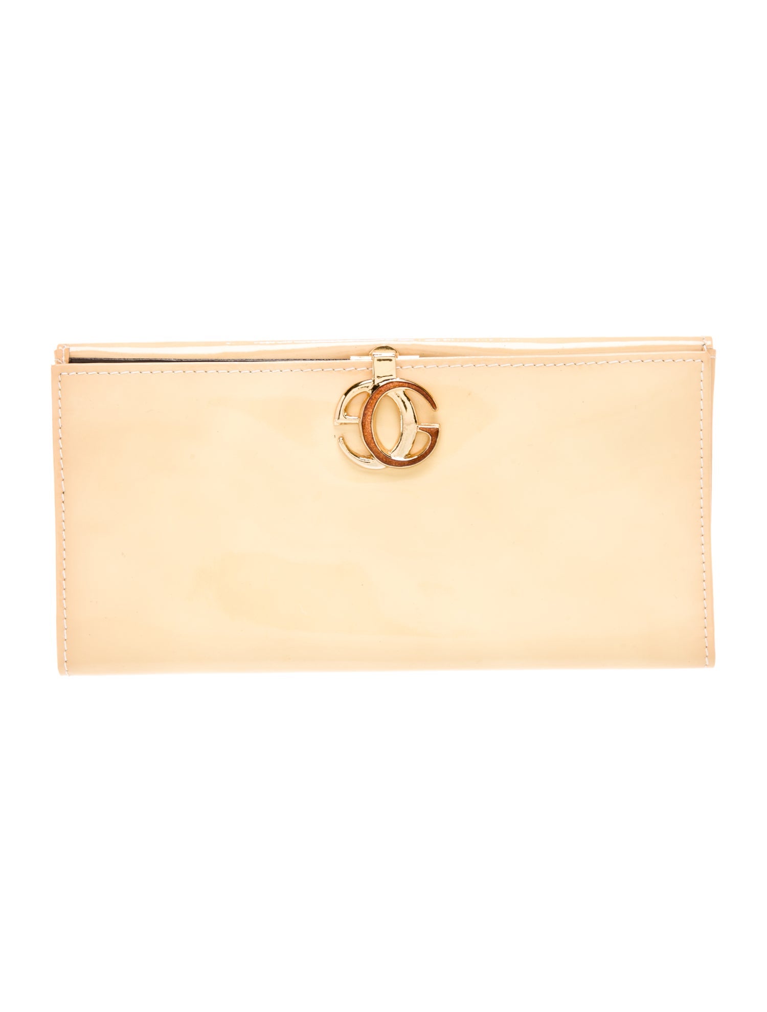 Gucci Vintage Patent Leather Continental Wallet